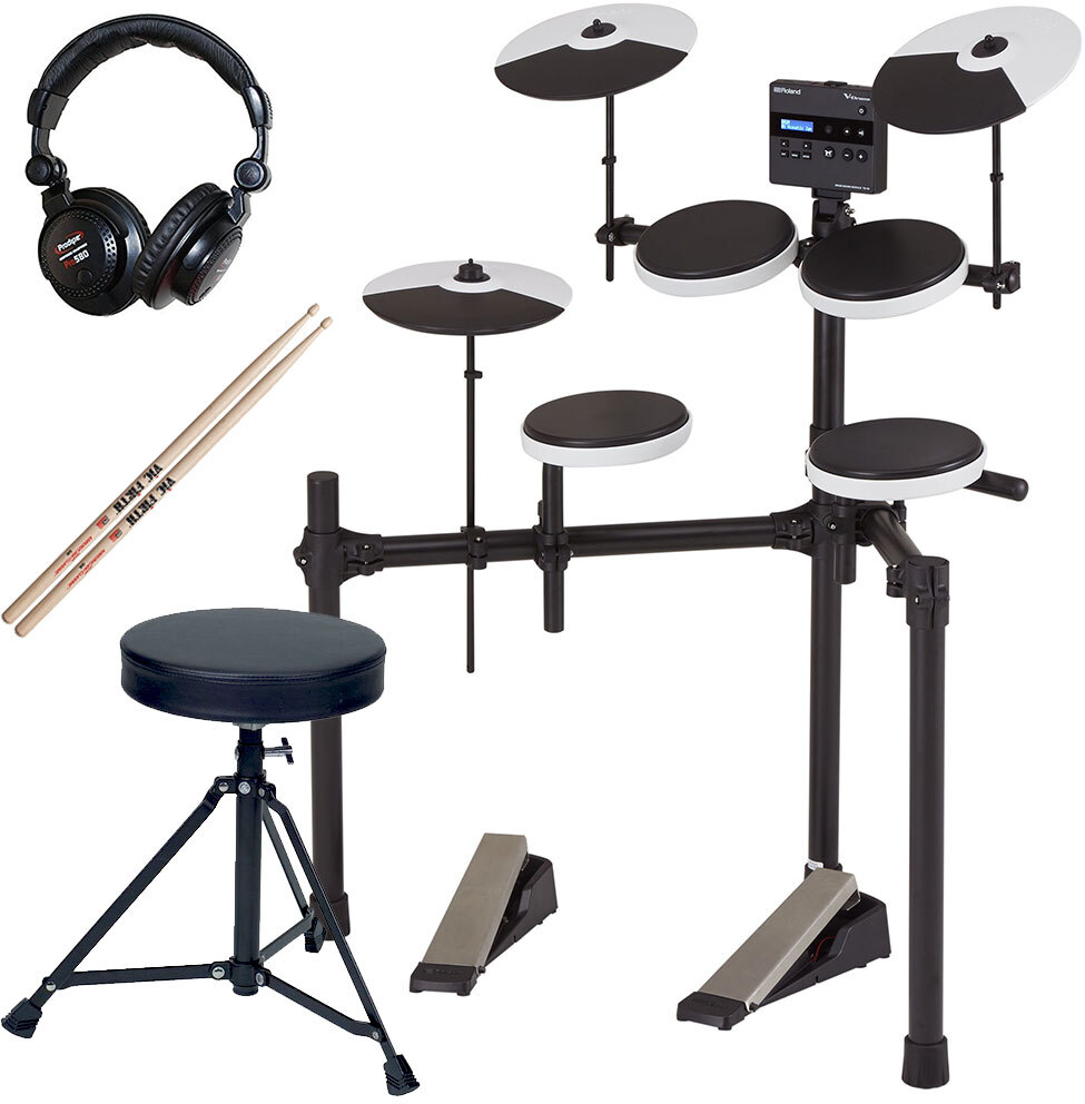 Roland Td-02k V-drums  + American Classic 5a Hickory + Pro580 + Dt90 Basix 100 Series - Electronic drum kit & set - Main picture