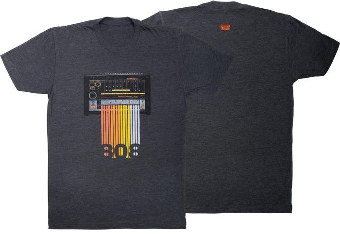 T-shirt Roland TR-808 Crew T-Shirt Grey - S