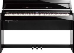 Digital piano with stand Roland DP603 - Polished ebony