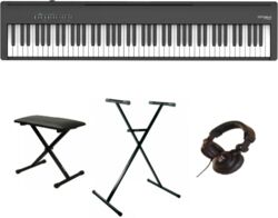 FP-30X BK Pack complet : Stand + Casque + Banquette - Noir