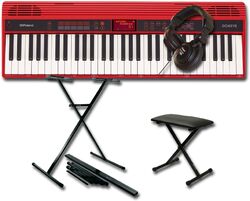 Keyboard set Roland GO:Keys 61 K + STAND + BANQUETTE + CASQUE Pro 580