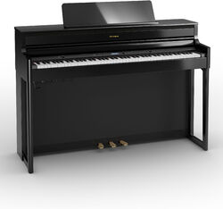 Digital piano with stand Roland HP704 PE - Noir laqué