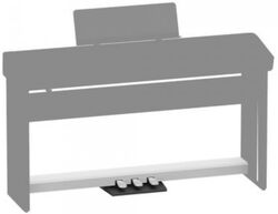Pedalboard for digital piano  Roland Pédalier KPD-90-WH pour FP60, FP60X,  FP90, FP90X