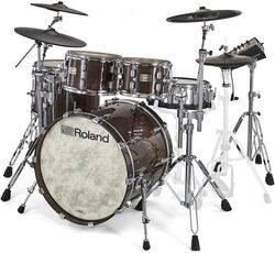 Electronic drum kit & set Roland VAD716 Batterie V-Drums Acoustic Design Gloss Ebony
