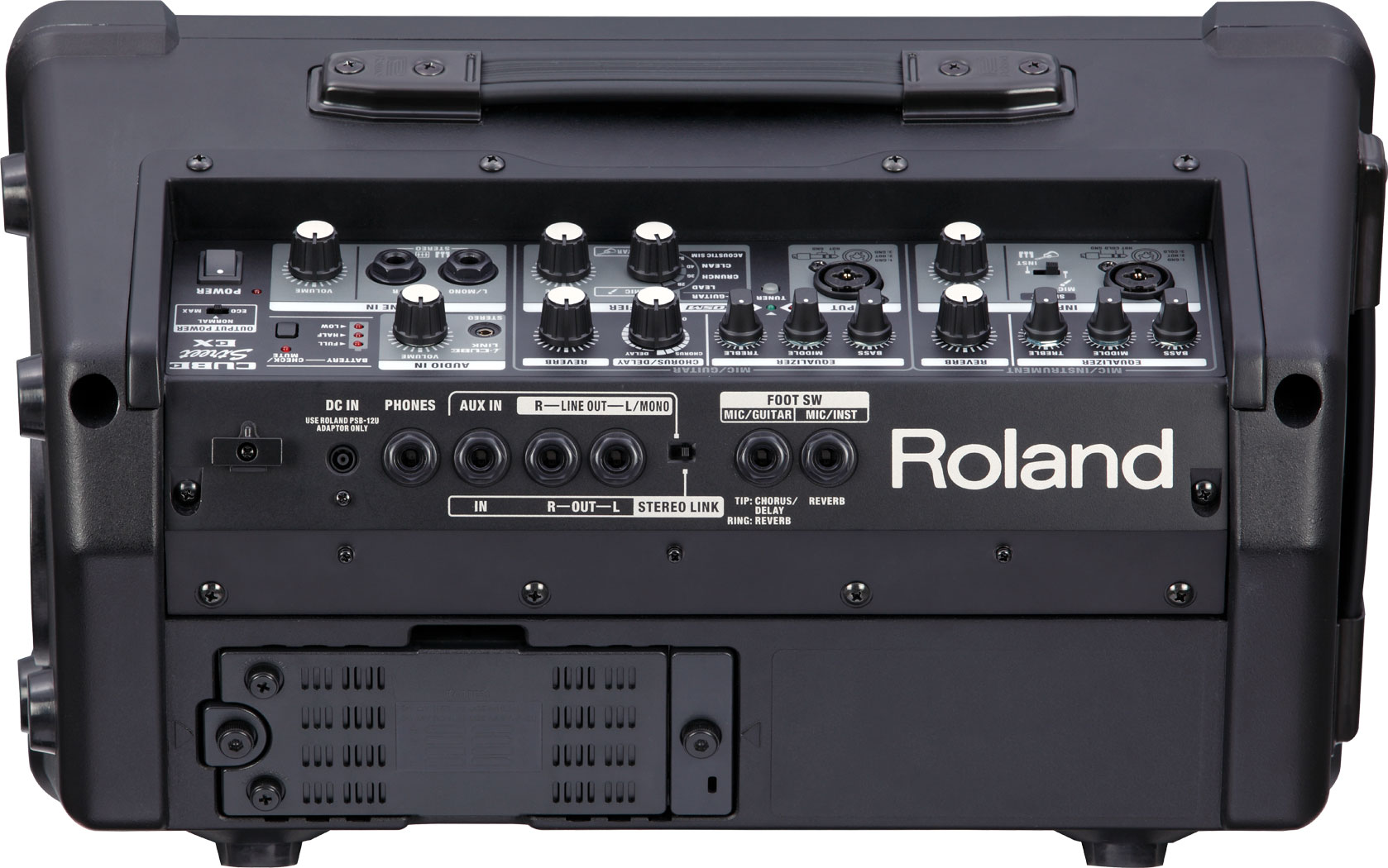 Roland Cube Street Ex 2x25w 2x8 Black - Electric guitar combo amp - Variation 1