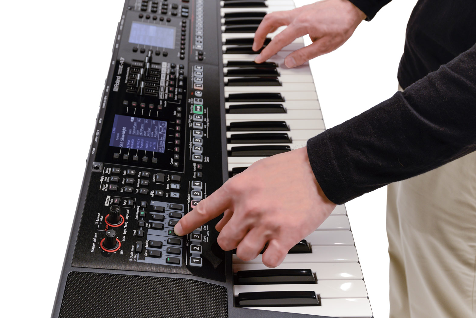 Roland E-a7 Expo - Entertainer Keyboard - Variation 6