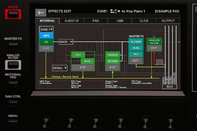 Roland Fantom 6 Ex - Synthesizer - Variation 9