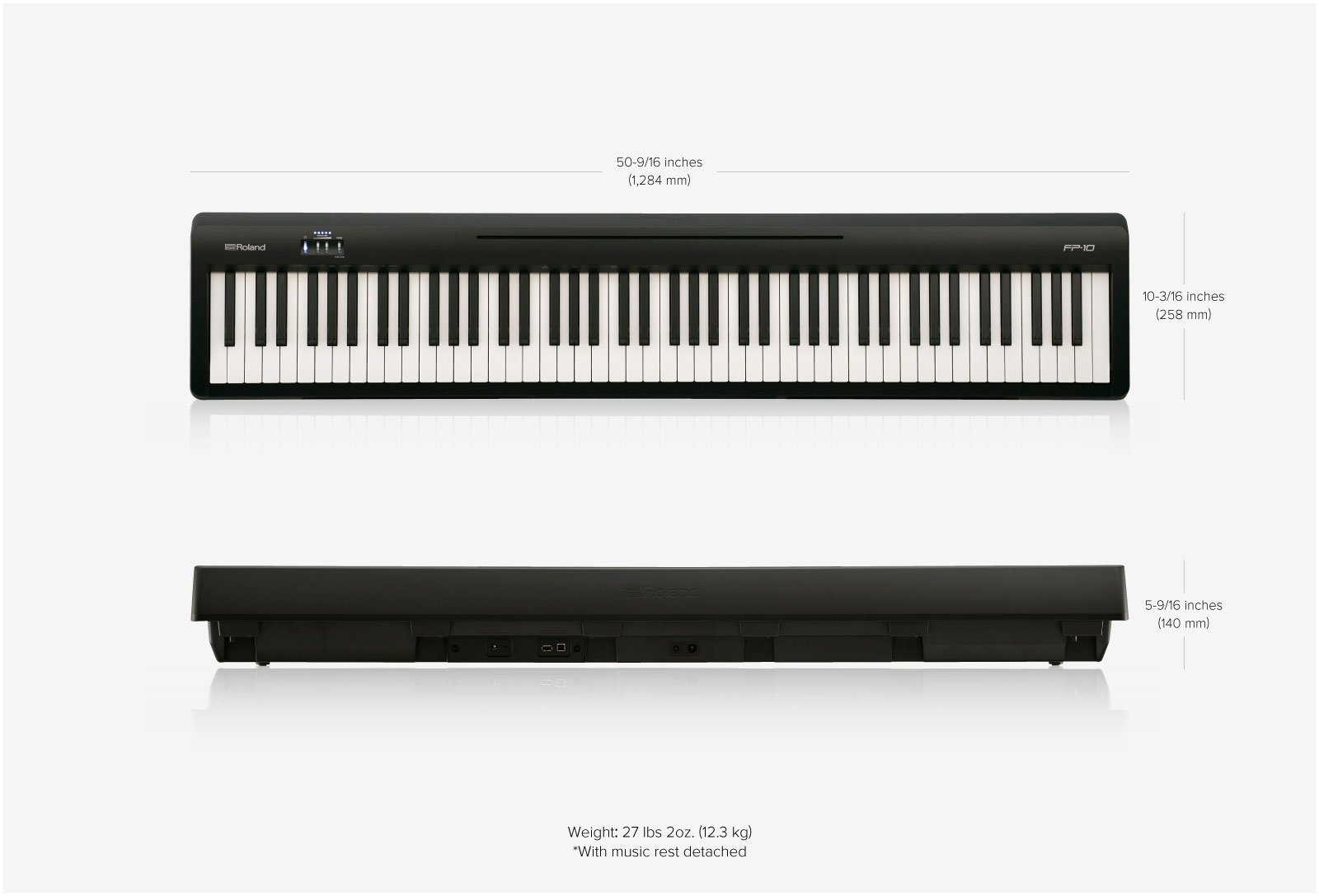 Roland Fp-10 Bk - Portable digital piano - Variation 9