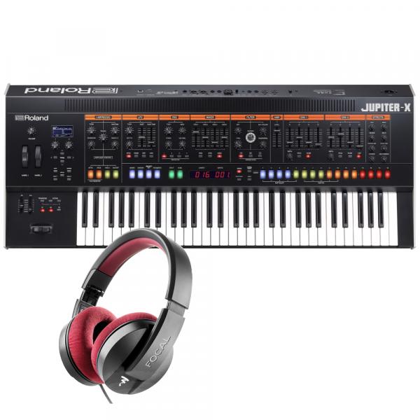 Synthesizer Roland Jupiter X + FOCAL Listen Pro