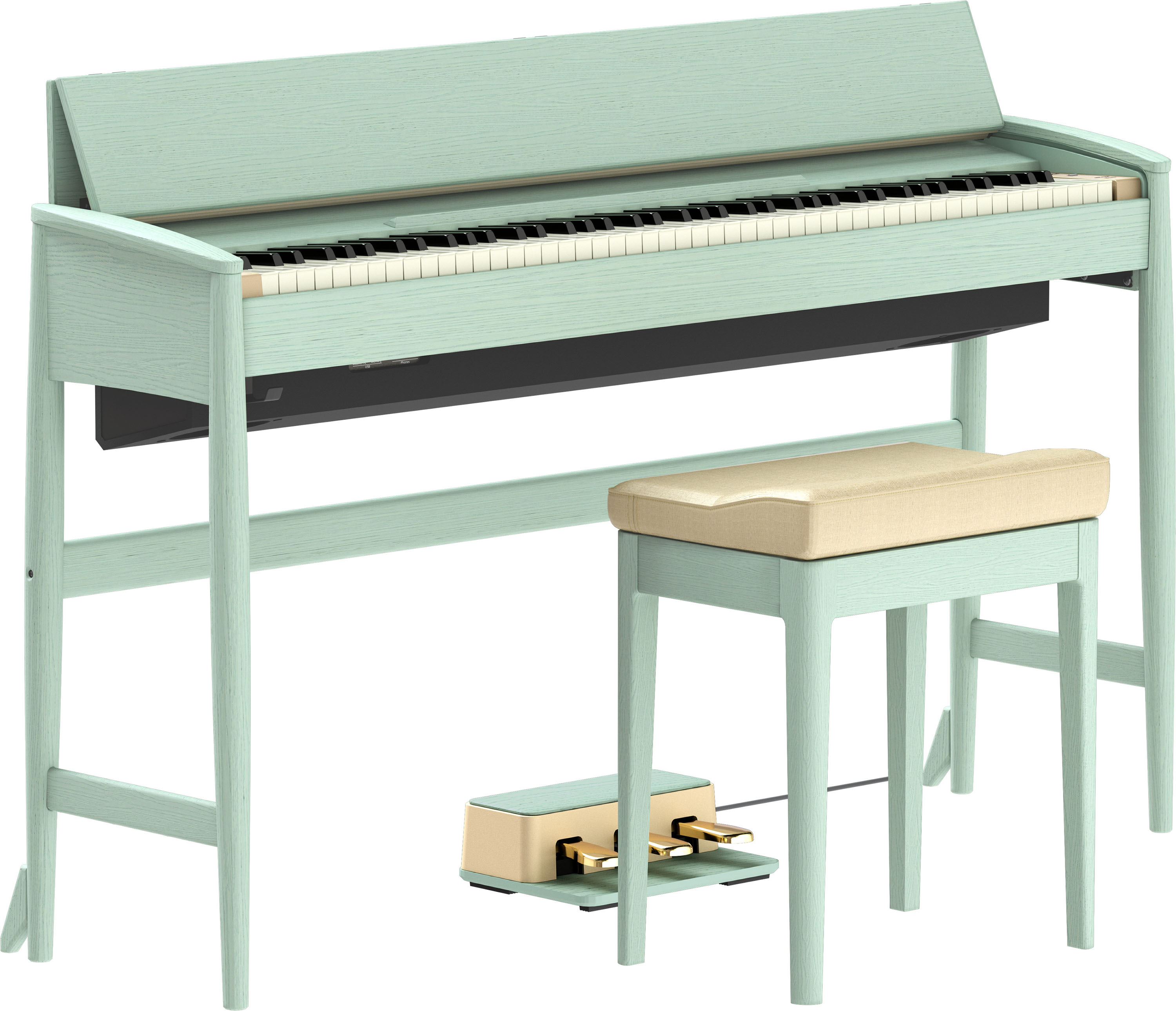 Roland Kiyola Kf-20 - Vert Celadon - Digital piano with stand - Variation 7