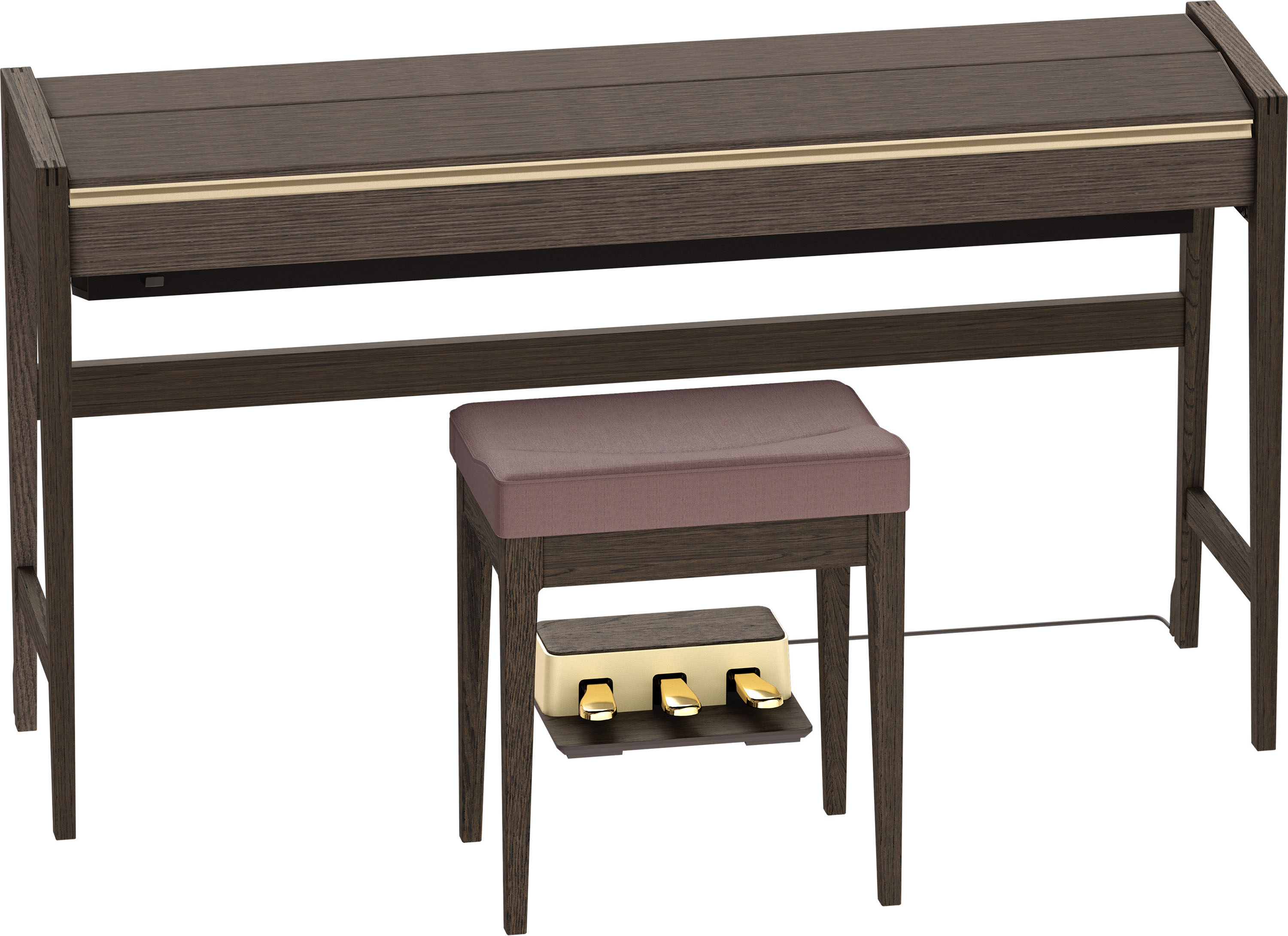 Roland Kiyola Kf-25 - Chene Fume - Digital piano with stand - Variation 1