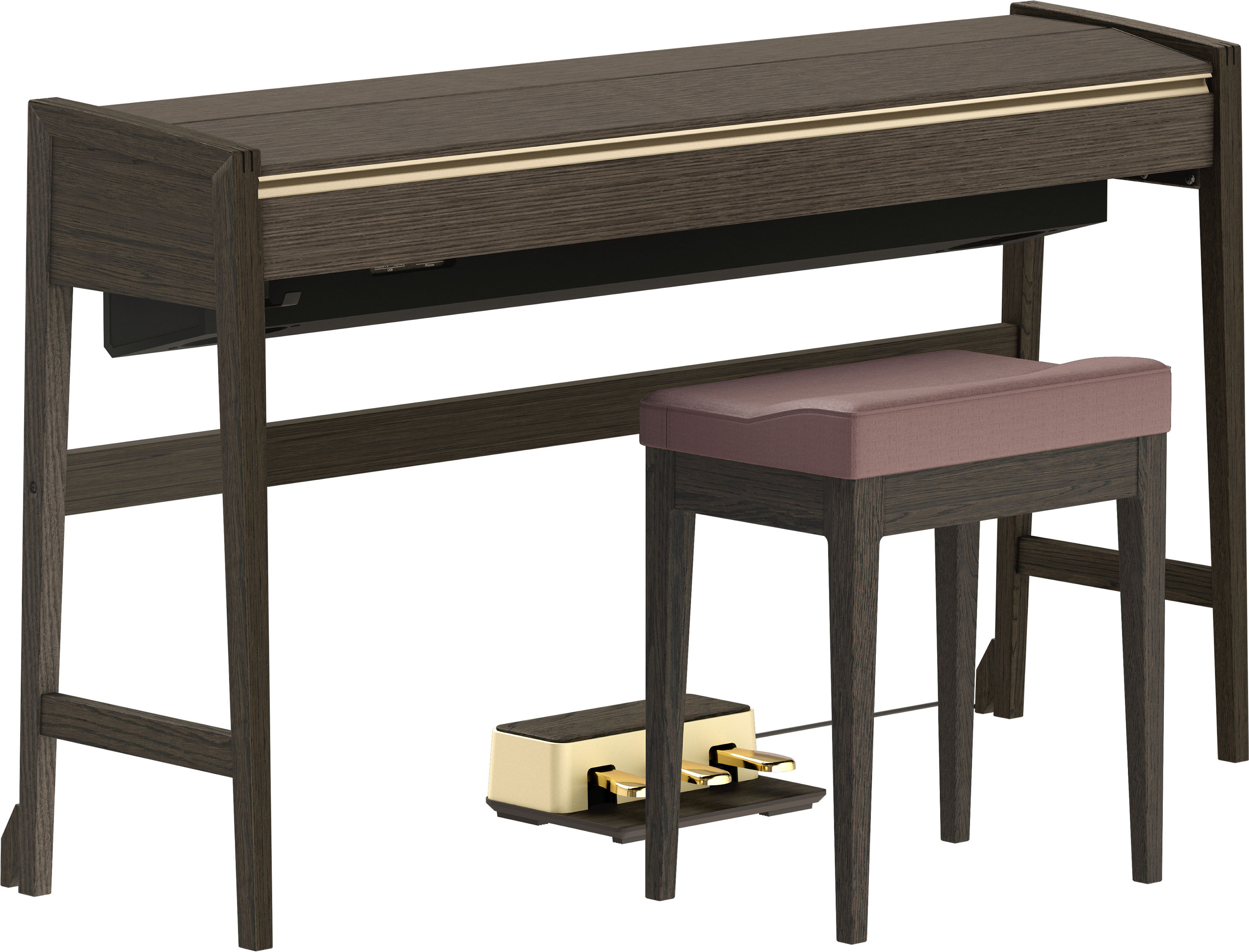 Roland Kiyola Kf-25 - Chene Fume - Digital piano with stand - Variation 4