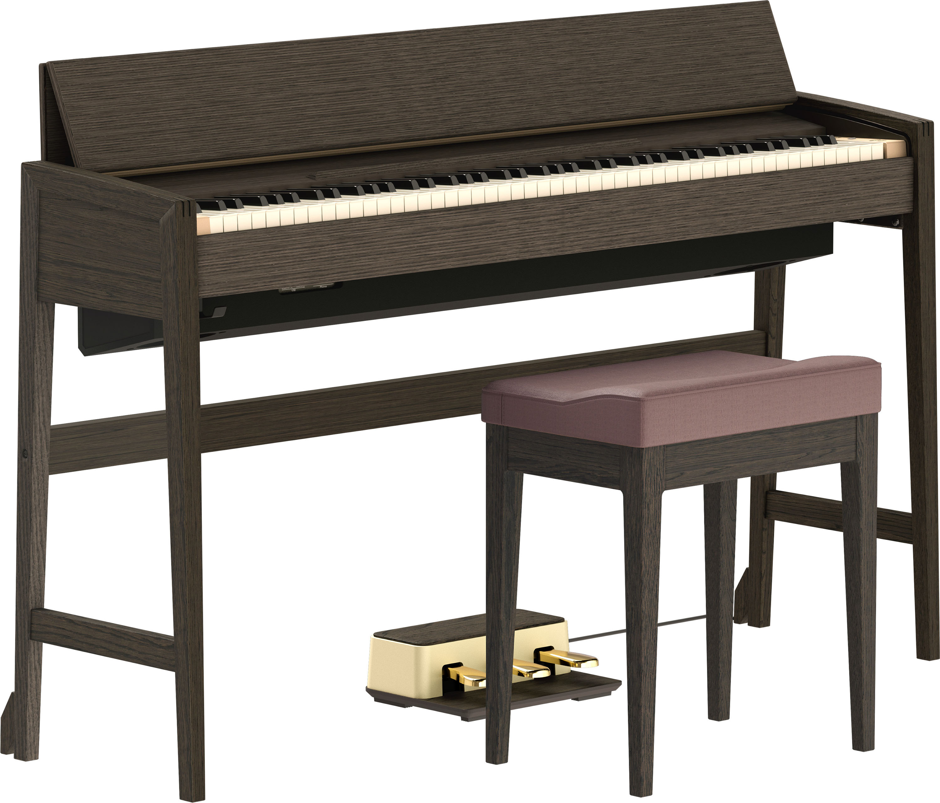 Roland Kiyola Kf-25 - Chene Fume - Digital piano with stand - Variation 5