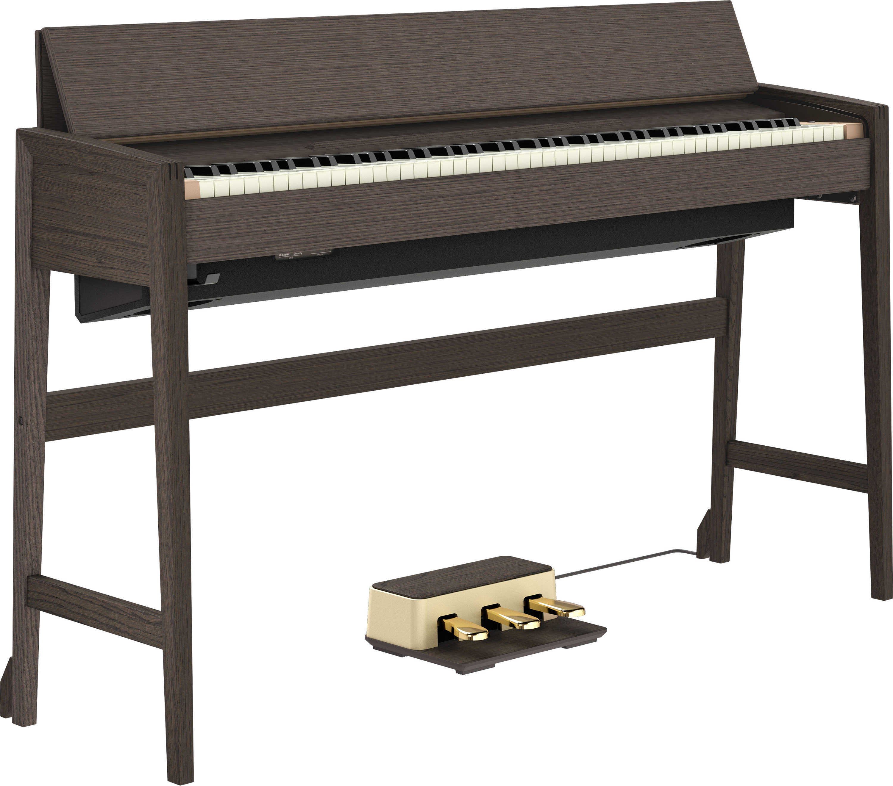 Roland Kiyola Kf-25 - Chene Fume - Digital piano with stand - Variation 6