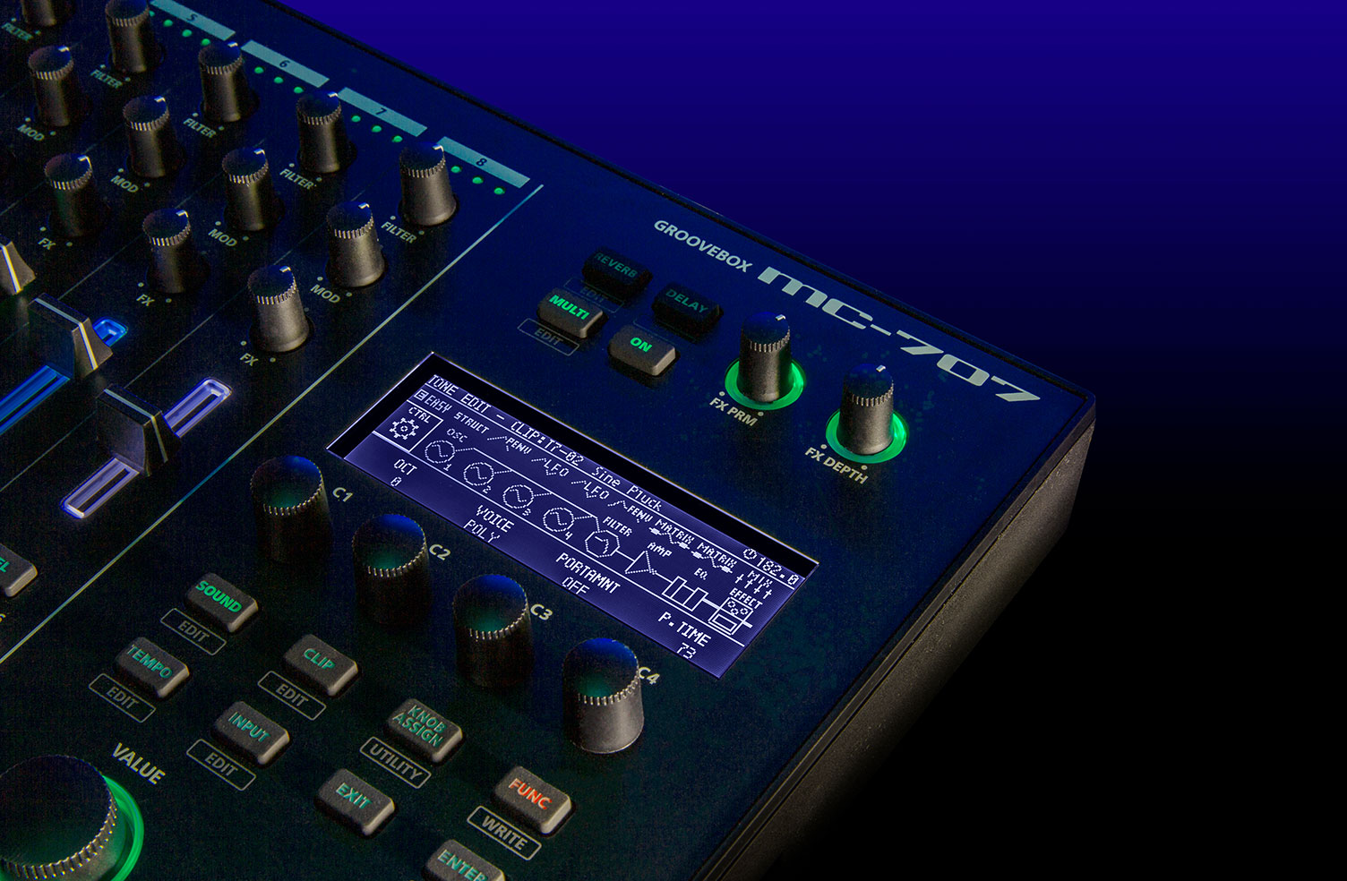 Roland MC-707 Sampler