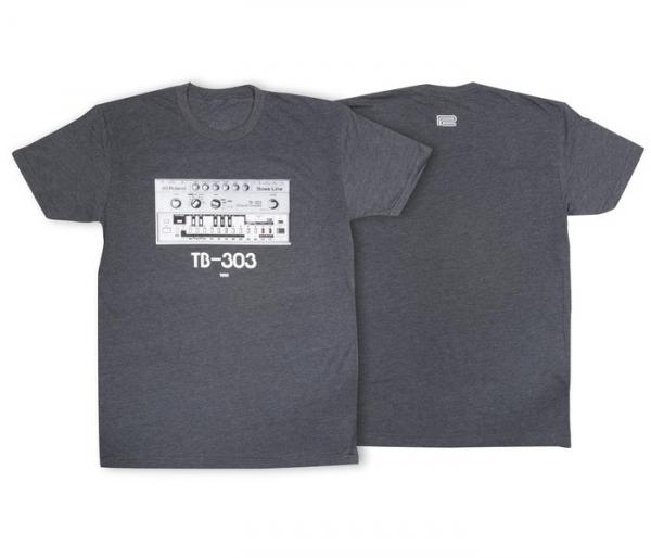 T-shirt Roland TB-303 Crew T-Shirt Charcoal - M