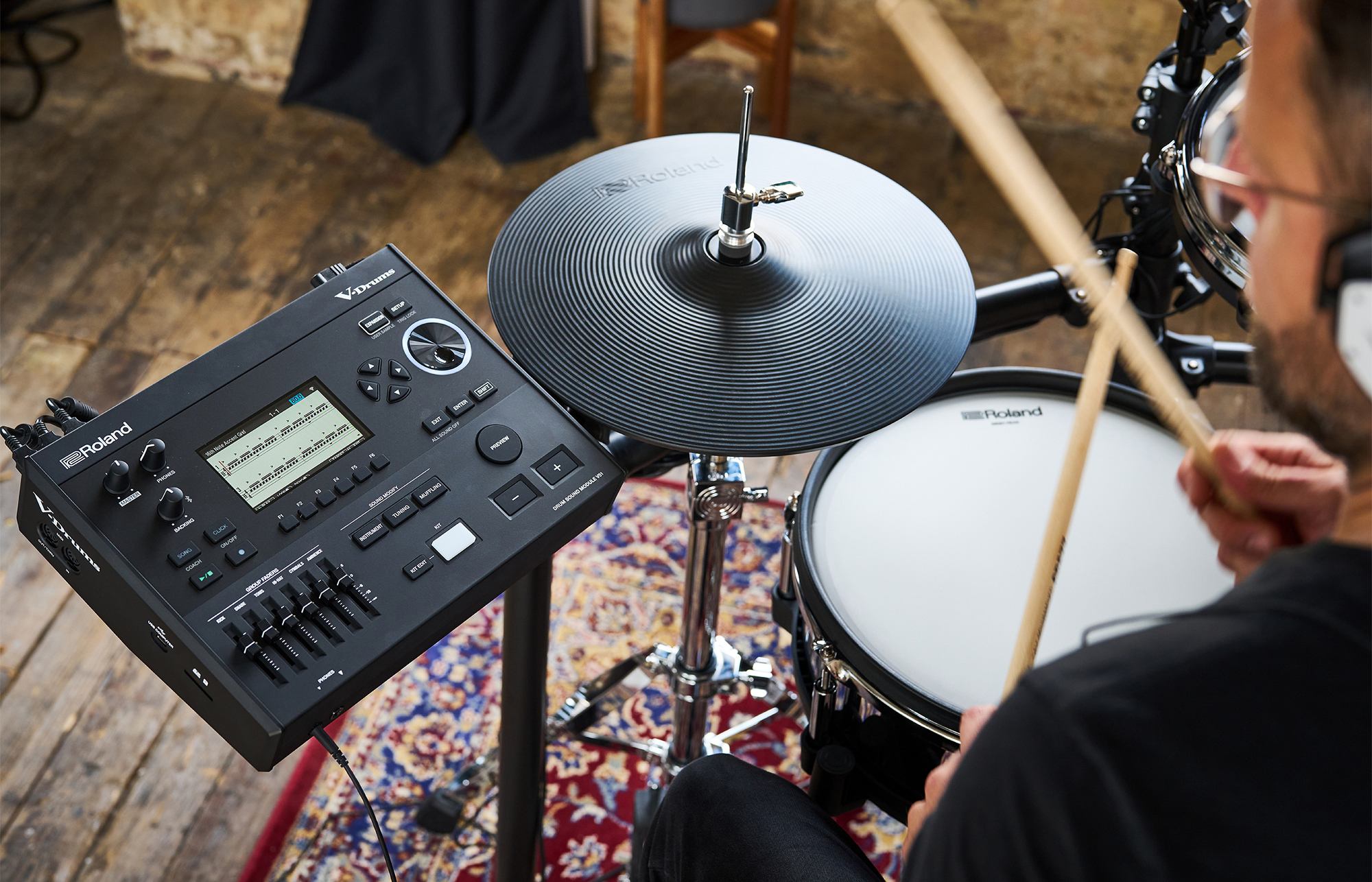 Roland Td-516 V-drums Kit - Electronic drum kit & set - Variation 7