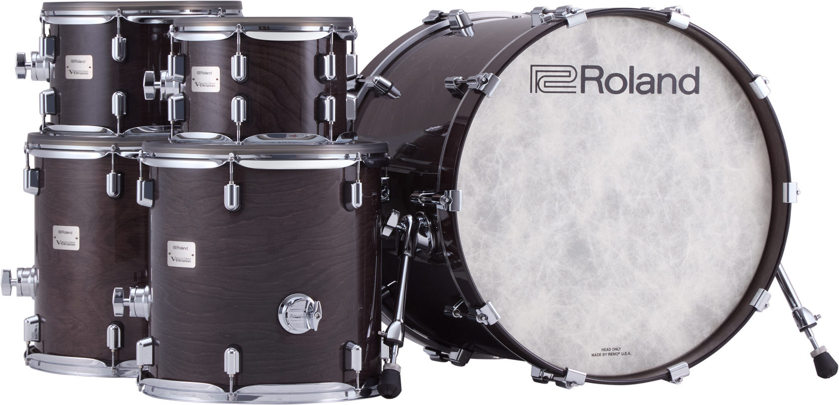 Roland Vad716 V-drums Kit - Gloss Ebony - Electronic drum kit & set - Variation 1