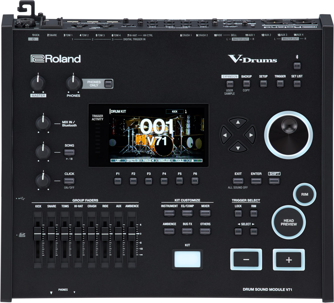 Roland Vad716 V-drums Kit - Pearl White - Electronic drum kit & set - Variation 4