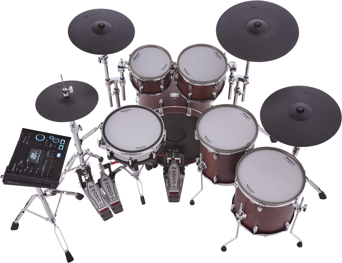 Roland Vad716 V-drums Kit - Satin Walnut - Electronic drum kit & set - Variation 2