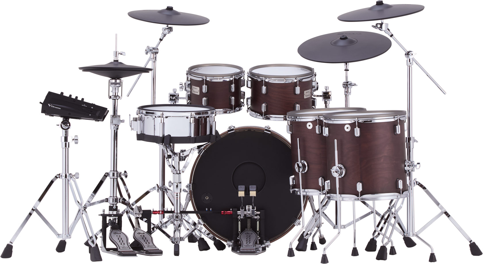 Roland Vad716 V-drums Kit - Satin Walnut - Electronic drum kit & set - Variation 3