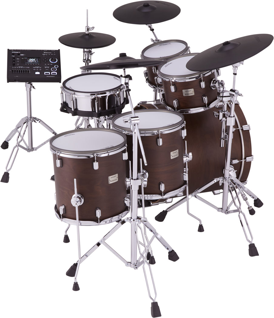 Roland Vad716 V-drums Kit - Satin Walnut - Electronic drum kit & set - Variation 4