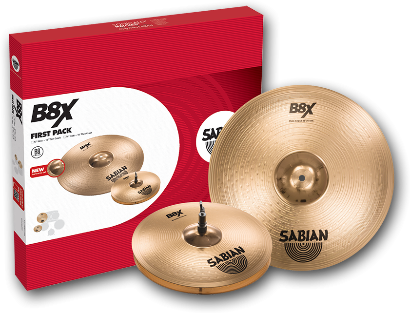 Sabian 45001x B8x Set Harmonique First 14 - Cymbals set - Main picture