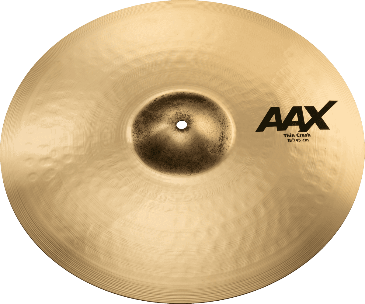 Sabian Aax Crash Thin Brillante - Crash cymbal - Main picture