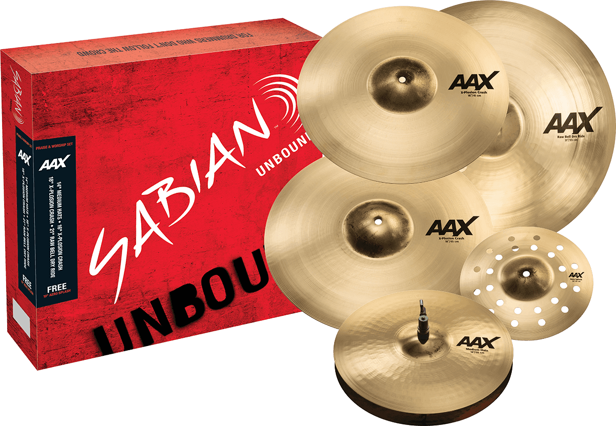 Sabian Set Praise And Worship 14 16 18 21 + 10 - Cymbals set - Main picture