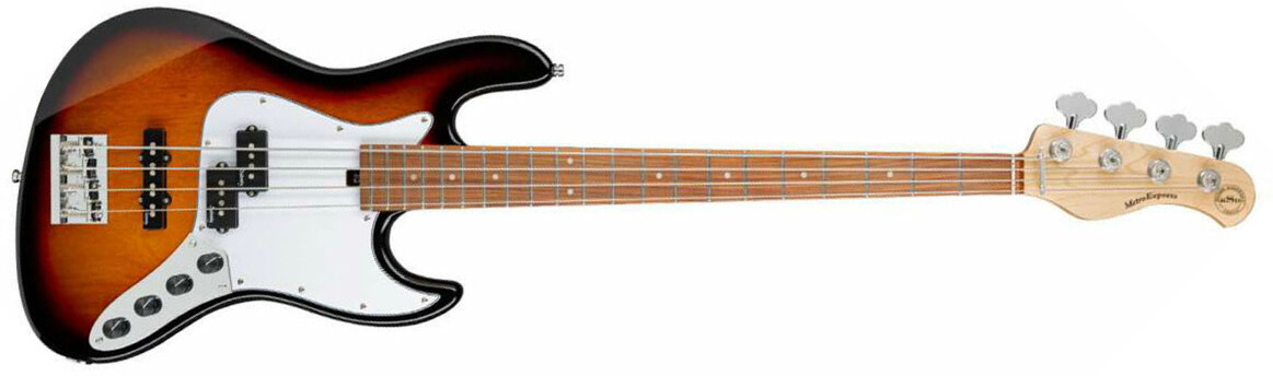 Sadowsky Hybrid P/j Bass 21 Fret 4c Metroexpress Mor - Tobacco Burst Transparent - Solid body electric bass - Main picture