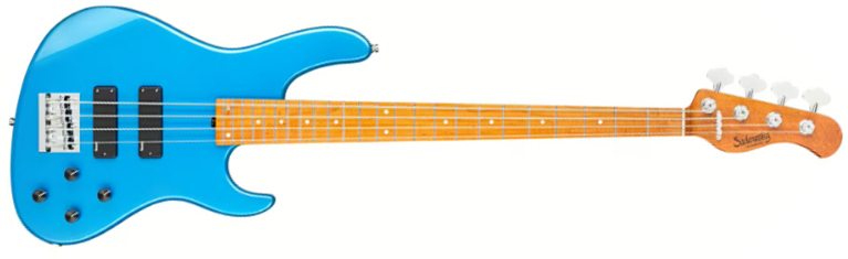 Sadowsky Modern Bass 24-fret 4c Metroexpress Active Mn - Ocean Blue Metallic - Solid body electric bass - Main picture