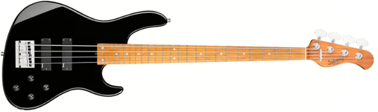 Sadowsky Modern Bass 24-fret 4c Metroexpress Active Mn - Solid Black - Solid body electric bass - Main picture