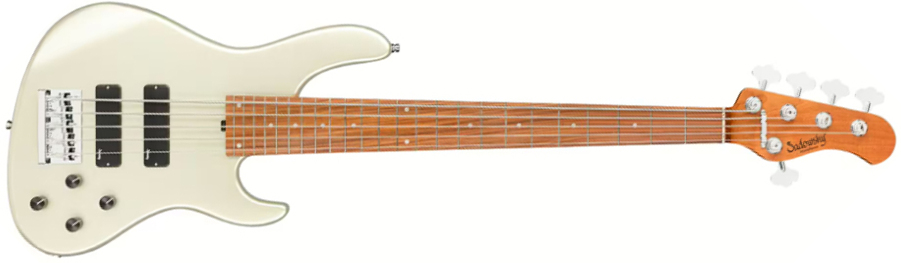 Sadowsky Modern Bass 24-fret 5c Metroexpress Active Mor - Solid Champagne Metallic - Solid body electric bass - Main picture