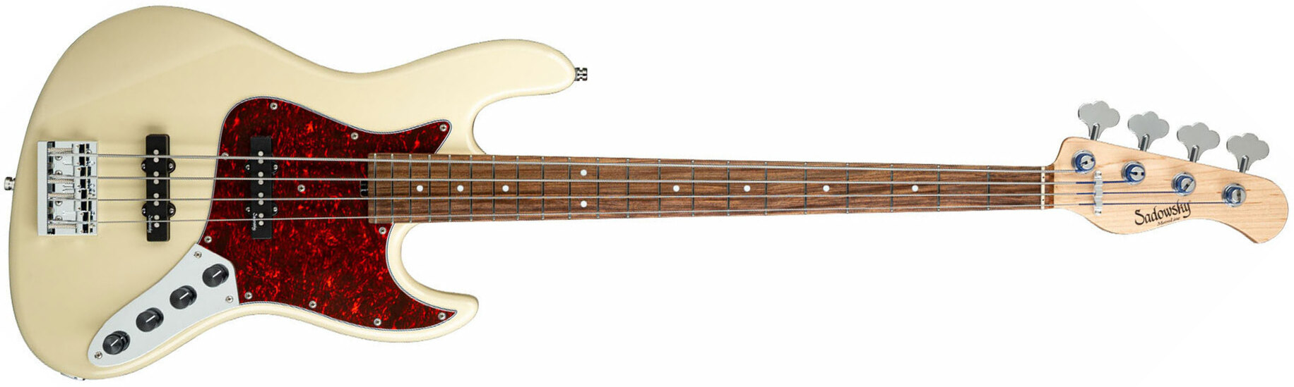 Sadowsky Modern Bass 24 Fret Alder 4c Metroline All Active Mor - Solid Olympic White - Solid body electric bass - Main picture