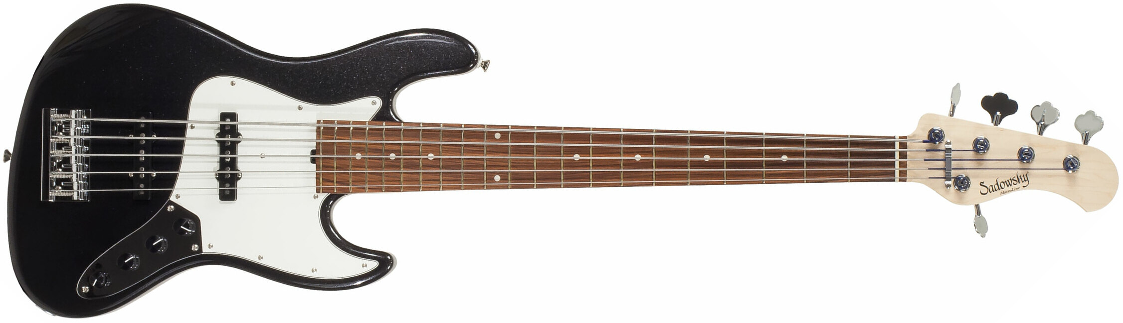 Sadowsky Rv5 Metroline 21 Fret Vintage Japon Rw - Charcoal Foam Metallic - Solid body electric bass - Main picture