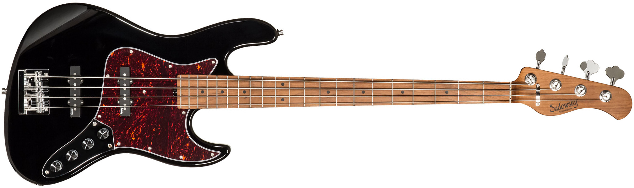 Sadowsky Standard Jj 21 Fret 4c Metroexpress V2 Mn - Black Pearl - Solid body electric bass - Main picture