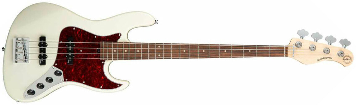 Sadowsky Vintage J/j Bass 21 Fret 4c Metroexpress Mor - Olympic White - Solid body electric bass - Main picture