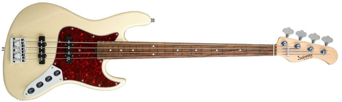 Sadowsky Vintage J/j Bass 21 Fret Ash 4c Metroline All Active Mor - Solid Olympic White - Solid body electric bass - Main picture