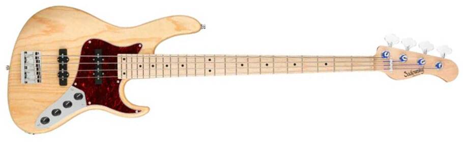 Sadowsky Vintage J/j Bass 24 Fret Ash 4c Metroline All Active Mn - Natural Satin - Solid body electric bass - Main picture