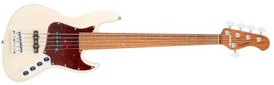 Sadowsky Vintage Jj Bass 21-fret 5c Metroexpress Mor - Olympic White - Solid body electric bass - Main picture