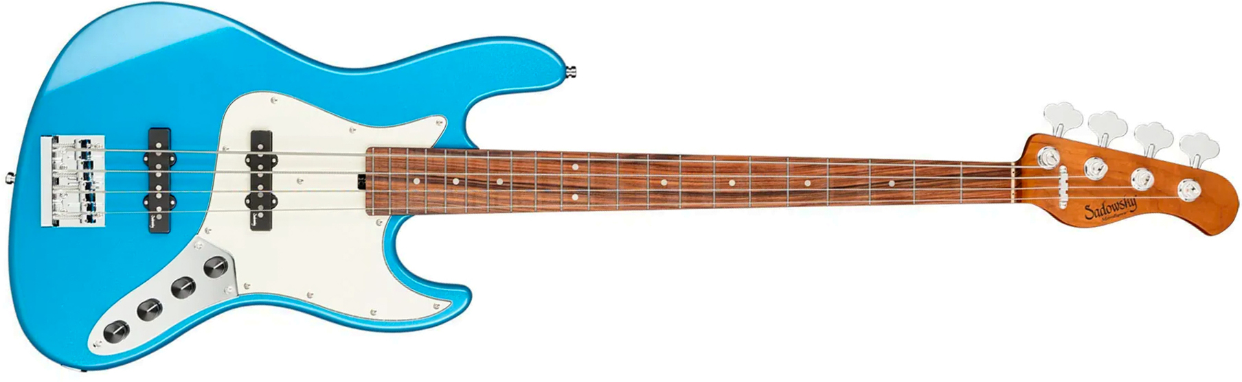 Sadowsky Vintage Jj Bass 21f 4c Metroexpress Mor - Ocean Blue Metallic - Solid body electric bass - Main picture