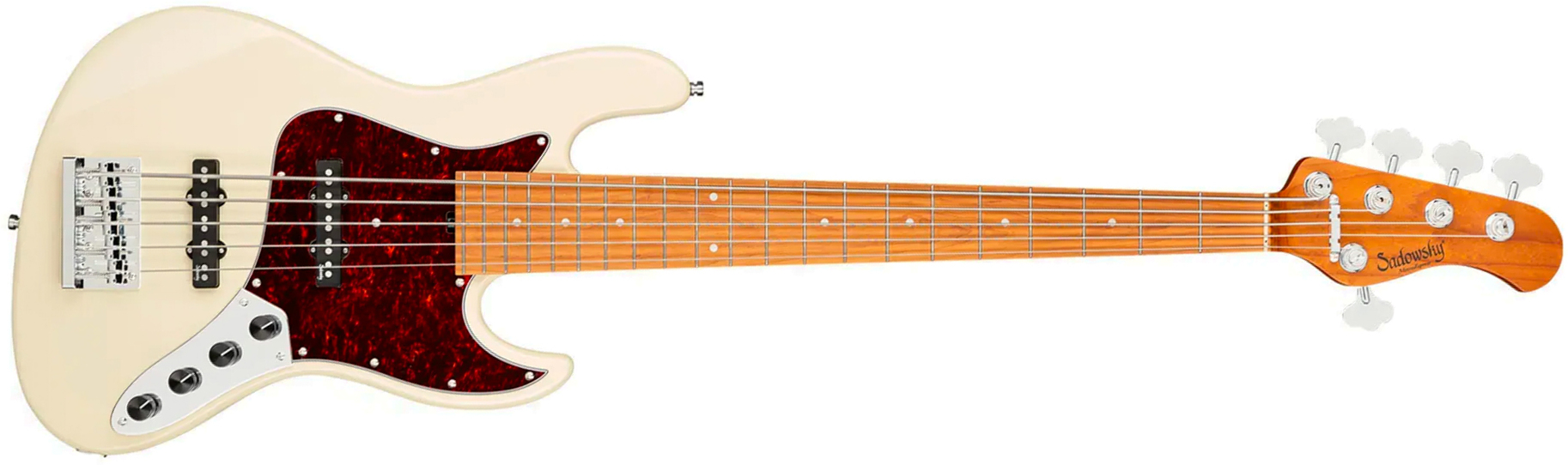 Sadowsky Vintage Jj Bass 21f 5c Metroexpress Mn - Olympic White - Solid body electric bass - Main picture