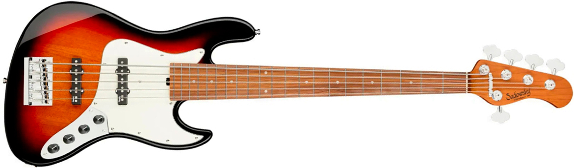 Sadowsky Vintage Jj Bass 21f 5c Metroexpress Mor - Tobacco Sunburst - Solid body electric bass - Main picture