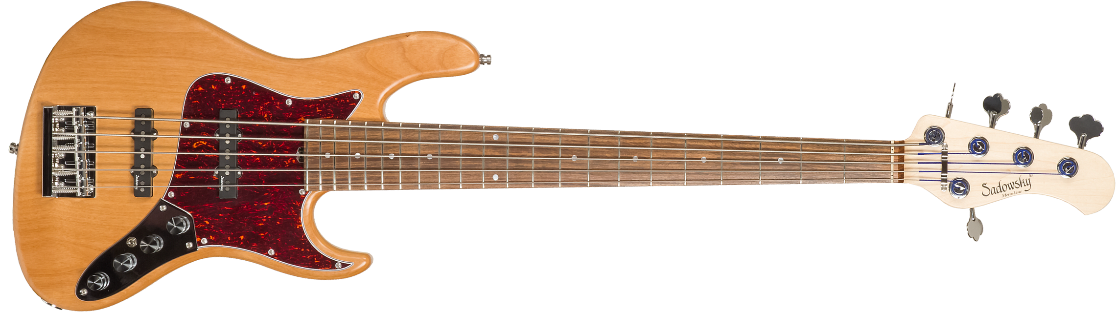 Sadowsky Will Lee 22 Fret Alder 5c Metroline Signature All Jj Mor - Natural Transparent Satin - Solid body electric bass - Main picture