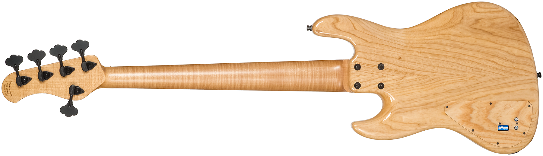 Sadowsky Custom Shop Standard J/j Bass 21f 5c Spalted Maple 5c Active Mn #scsc000188-23 - Natural - Solid body electric bass - Variation 1