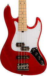 MetroExpress 21-Fret Hybrid P/J Bass 4 (MN) - candy apple red