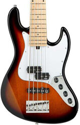 MetroExpress 21-Fret Hybrid P/J Bass 5 (MN) - tobacco sunburst