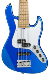 Solid body electric bass Sadowsky MetroExpress 21-Fret Hybrid P/J Bass 5 (MN) - Ocean blue metallic