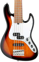 Solid body electric bass Sadowsky MetroExpress 21-Fret Hybrid P/J Bass 5 (MOR) - Tobacco sunburst