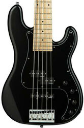 Solid body electric bass Sadowsky Metroline Hybrid P/J Bass Ash 21-Fret 5-String (Germany, MN) - Solid black satin